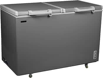 Elanpro EF 455 Double Door Chest Freezer (410L) with No Cost EMI Offer | Life Time Warranty