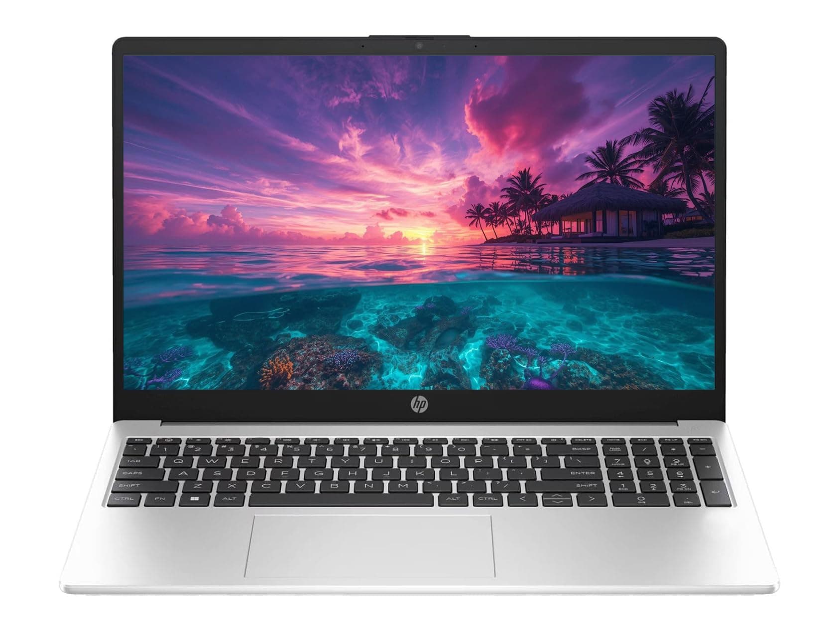 HP 15 (2026), AMD Ryzen 3 Quad Core 7335U - (8 GB DDR5/512 GB SSD/AMD Radeon 660M Graphics/Windows 11 Home) Thin and Light Business Laptop/15.6" Displ...