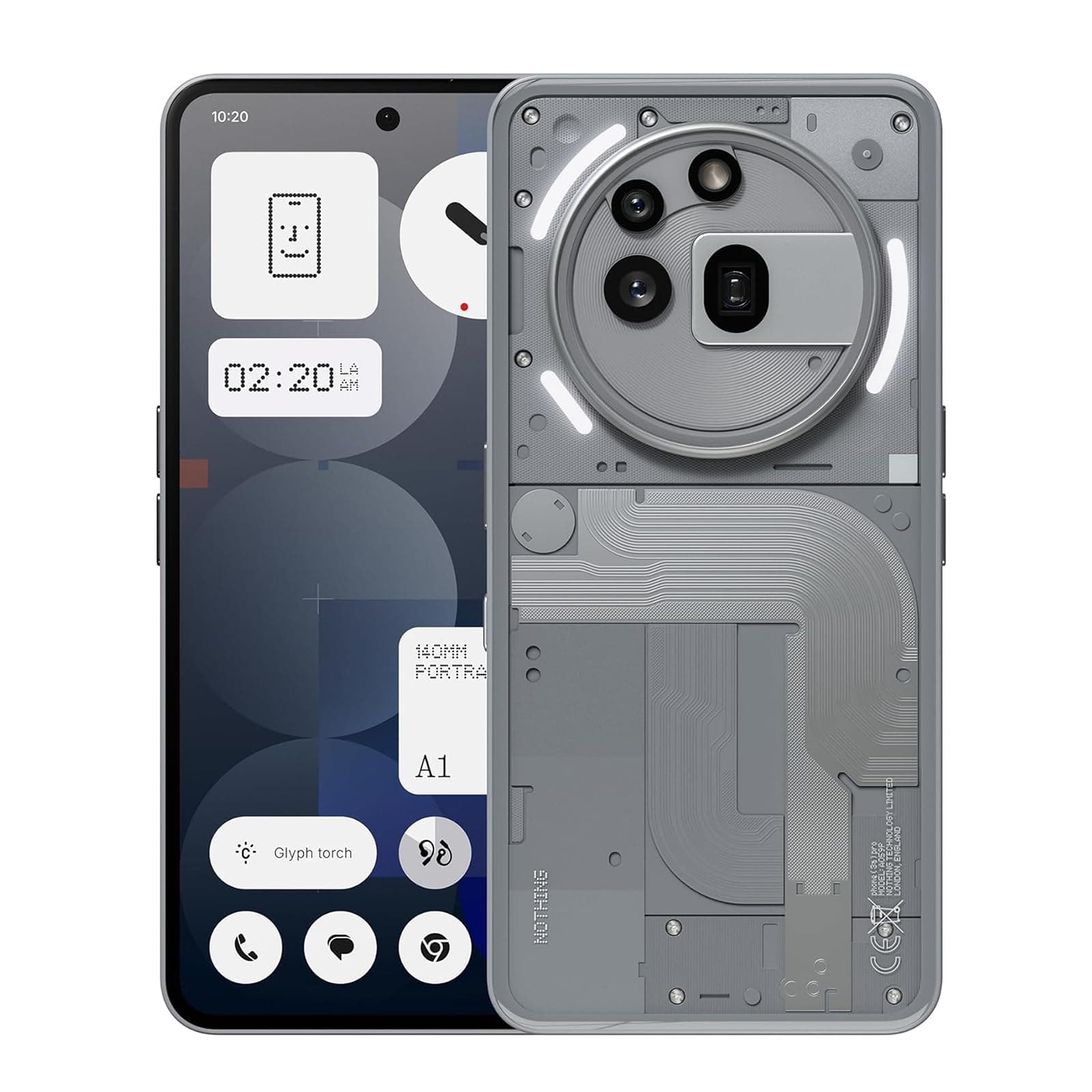 Nothing Phone (3a) Pro 5G (Grey, 12GB RAM + 256GB Storage)