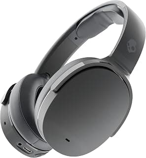 Skullcandy Hesh Active Noise Cancellation Wireless Over-Ear Headphone with Up to 22 Hours of Battery, Rapid Charge (10 min = 3 hrs), Built-in Tile Fin