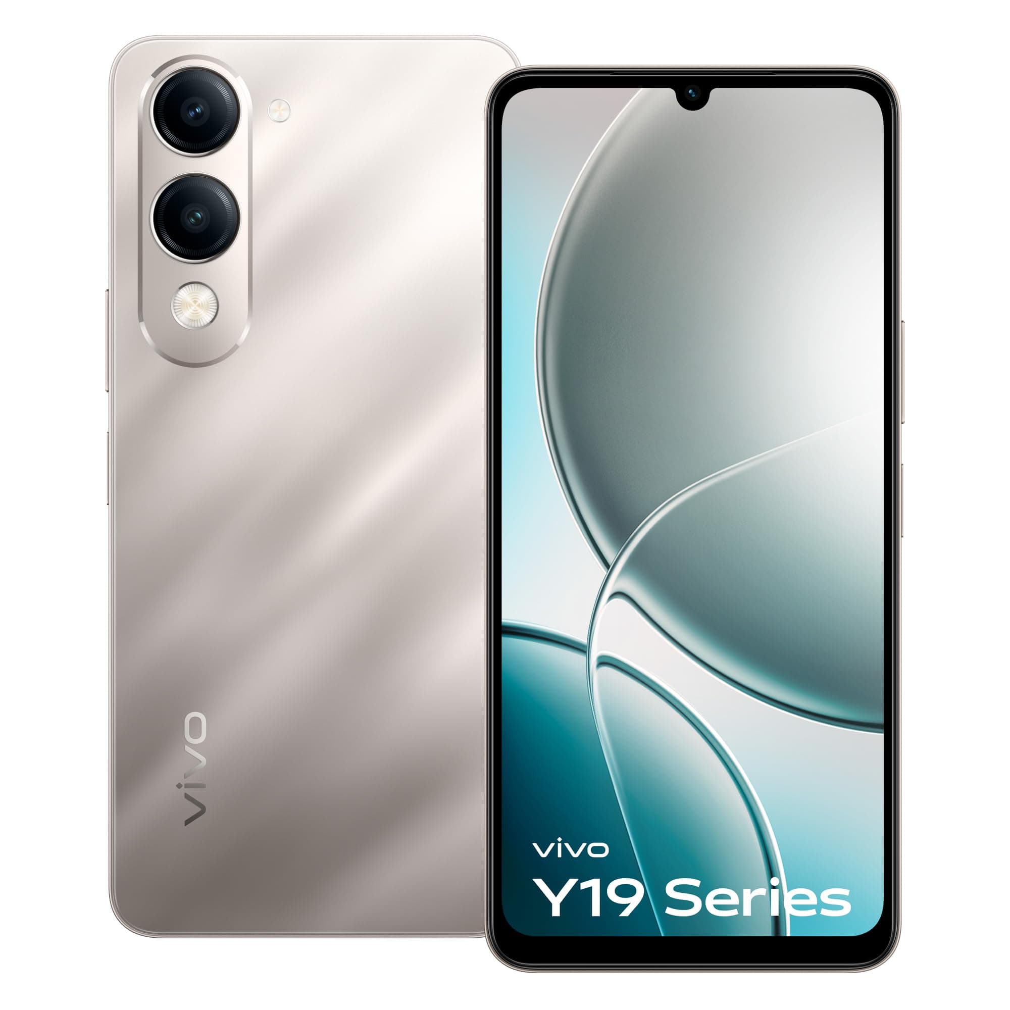 VIVO Y19 5G (Titanium Silver, 4GB RAM, 128GB Storage) with No Cost EMI/Additional Exchange Offers