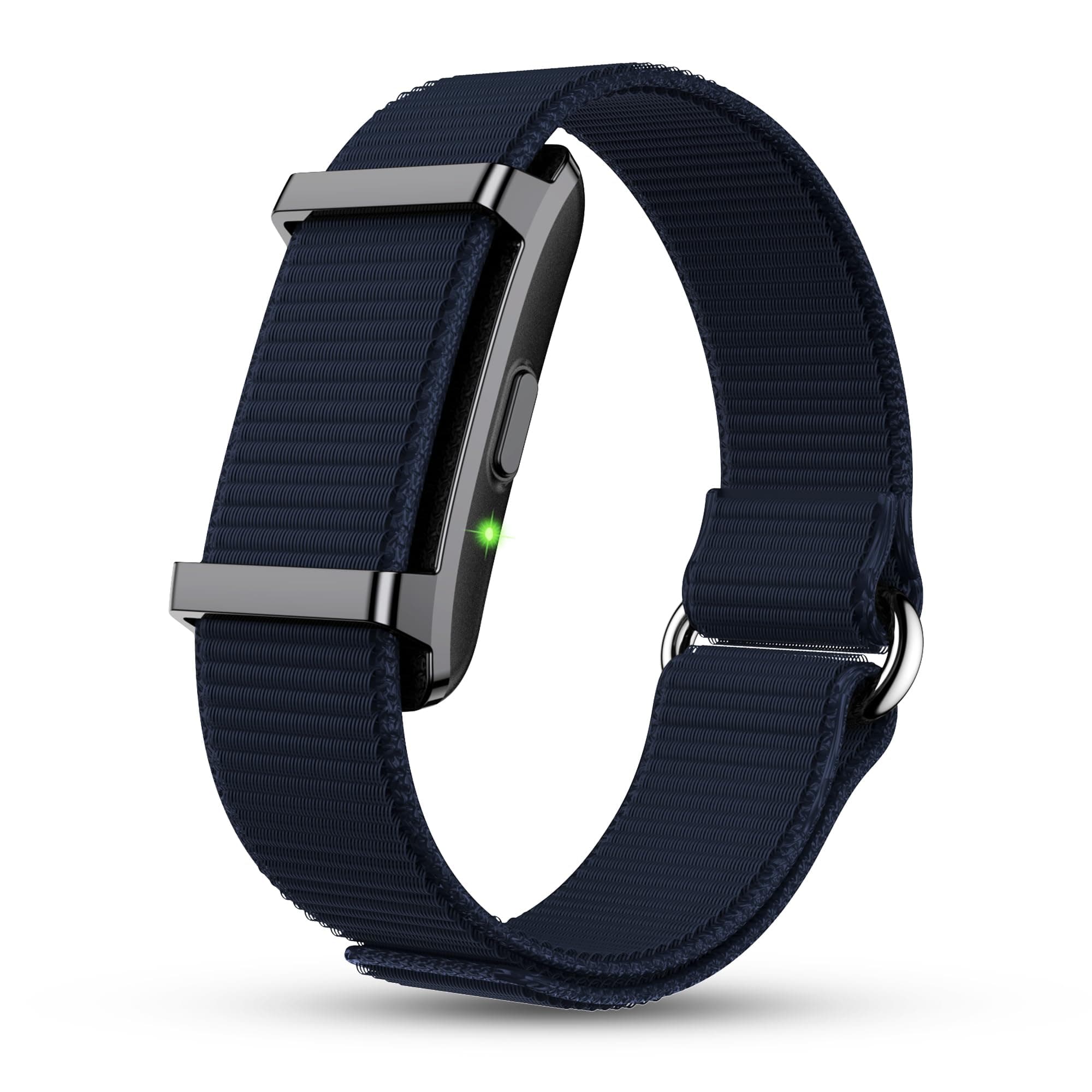 Pebble Newly Launched Qore 2 Premium Metal Fitness Band | 45 Days Battery Life, Heart Rate, SpO2, HRV & Body Temp Monitor, Sleep Tracker, AI Health An...