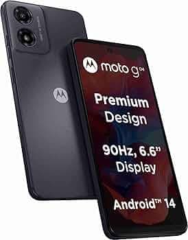 Motorola G04 4G (Concord Black, 4GB RAM, 64GB Storage)
