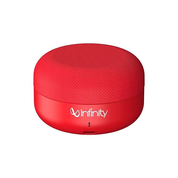 (Renewed) Infinity (JBL) Fuze Pint 4.5 Watt Wireless Bluetooth Portable Speaker (Passion Red) Speakers