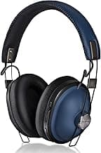 Panasonic Retro Noise Cancelling Bluetooth Wireless Headphone with Voice Assist, Microphone, Deep Bass Enhancer, 24 Hours Playback -RP-HTX90N-A (Indig