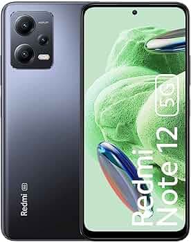(Renewed) Redmi Note 12 5G Matte Black 4GB RAM 128GB ROM | 1st Phone with 120Hz Super AMOLED and Snapdragon® 4 Gen 1 | 48MP AI Triple Camera