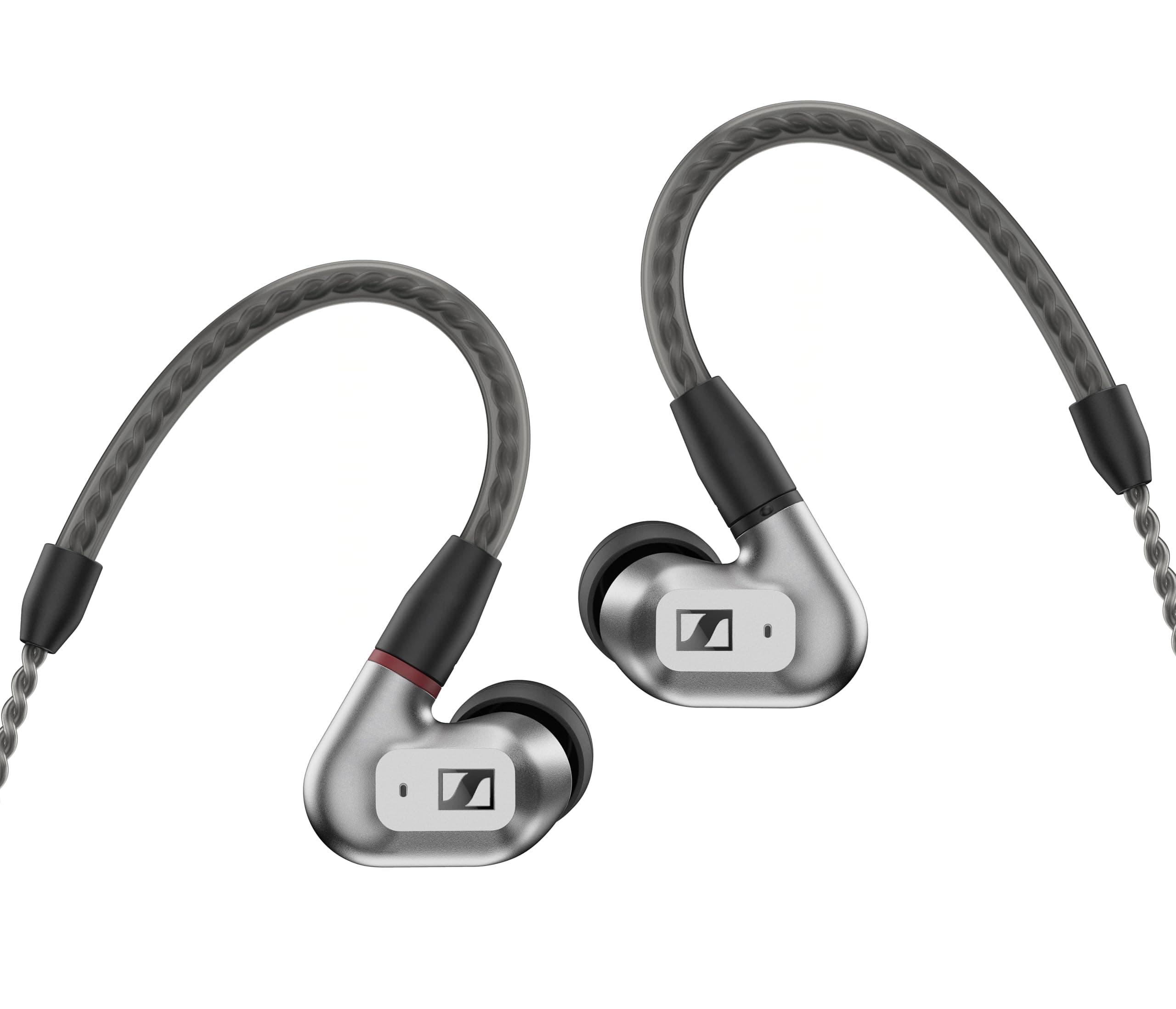 Sennheiser IE 200, Silver, in-Ear Audiophile Headphones, German Design, 7mm Wide Band Driver, Detachable MMCX Cable, Flexible Ear Hooks, Balanced Tuni...