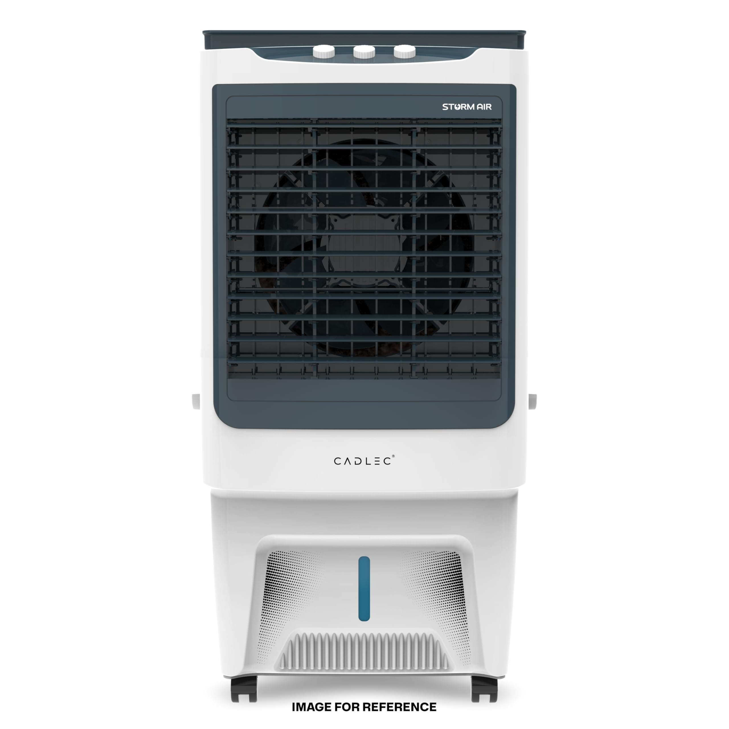 Cadlec StormAir 100L Desert Air Cooler, High Speed Fan with Powerful Air Throw, Inverter Compatible, Anti-Bacteria Honeycomb Pad, Ice Chamber with Gla...