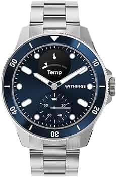 Withings ScanWatch Nova, Heart Health Hybrid Smartwatch for Men & Women - ECG, with SPO2, Temperature Monitoring, Sleep, Respiratory Health, Cycle Mon...