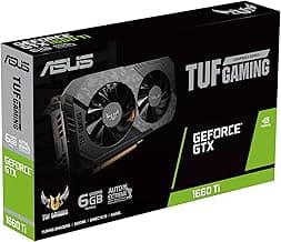 ASUS TUF Gaming GeForce® GTX 1660 Ti EVO 6GB GDDR6 RAM Graphics Card 1660Ti DirectX 12 3 Years Warranty Miners Mining AAA Games GTA5 Forza Horizon 5 D