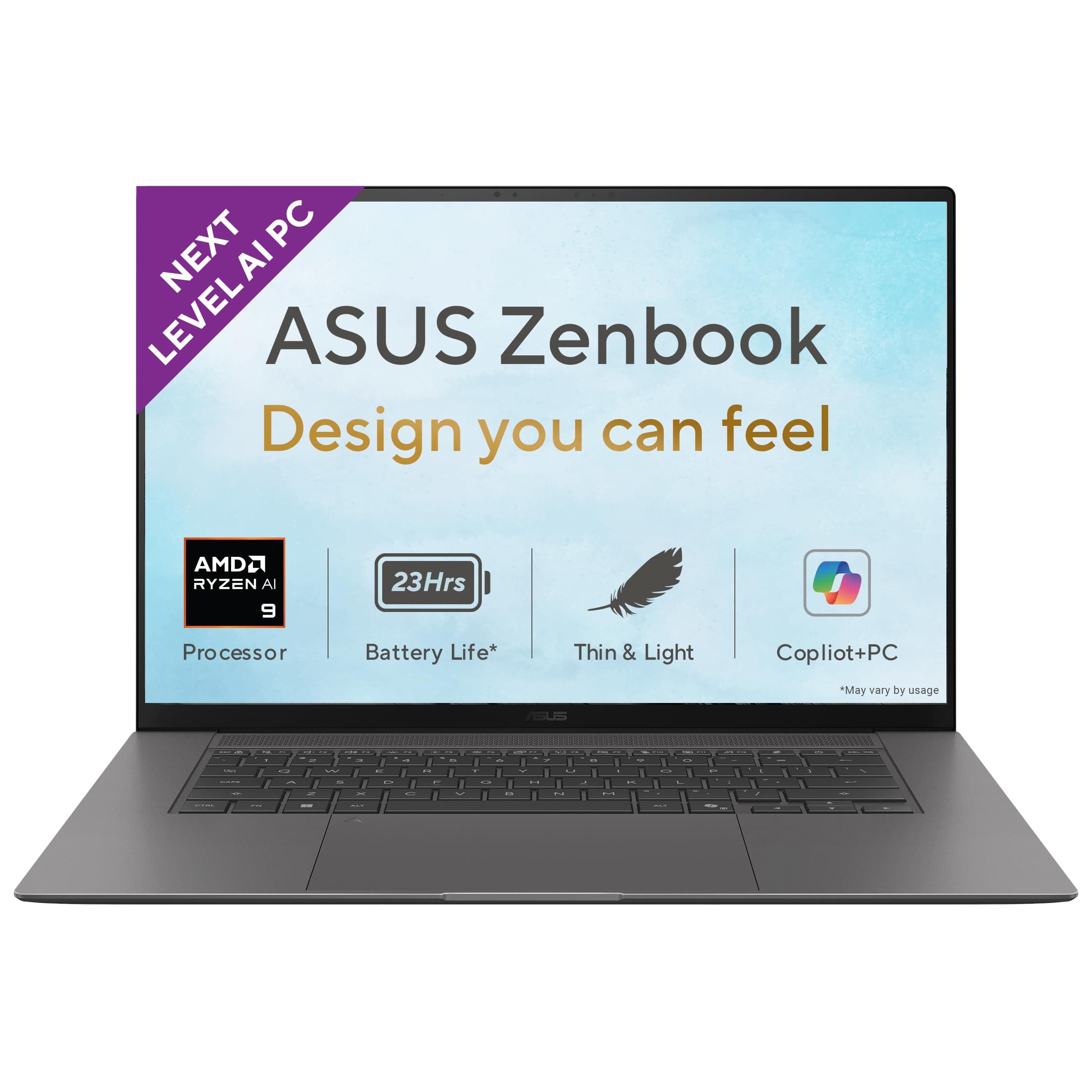 ASUS Zenbook S 16 (2026), AMD Ryzen AI 9 465, AMD Radeon iGPU, 32GB RAM, 1TB SSD, OLED, 16", (40 cm), Windows 11, M365 Basic(1 Year)* Office 2024, Ant...