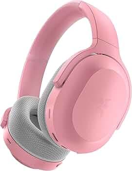 Razer Barracuda - Wireless Multi-Platform Gaming and Mobile Headset - Quartz Pink Ear Headset - Quartz Edition -RZ04-03790300-R3M1