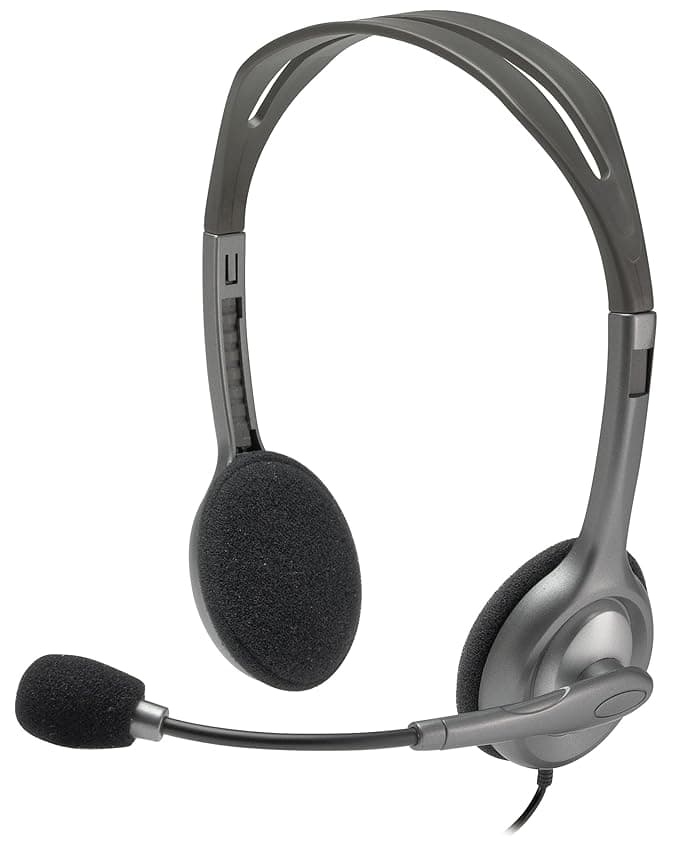 Logitech Stereo Headset H111 (981-000612) PC Headsets