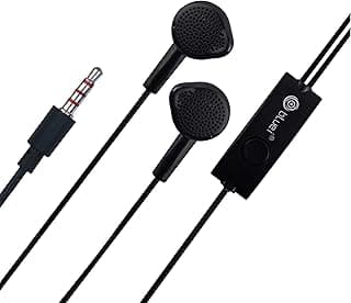 Bluei Boss 3.5mm Jack in-Ear Wired Earphones Powerful Bass, HD Sound Wired Headset with Mic and Volume Control Button for All Smartphones (BIIEA007, B