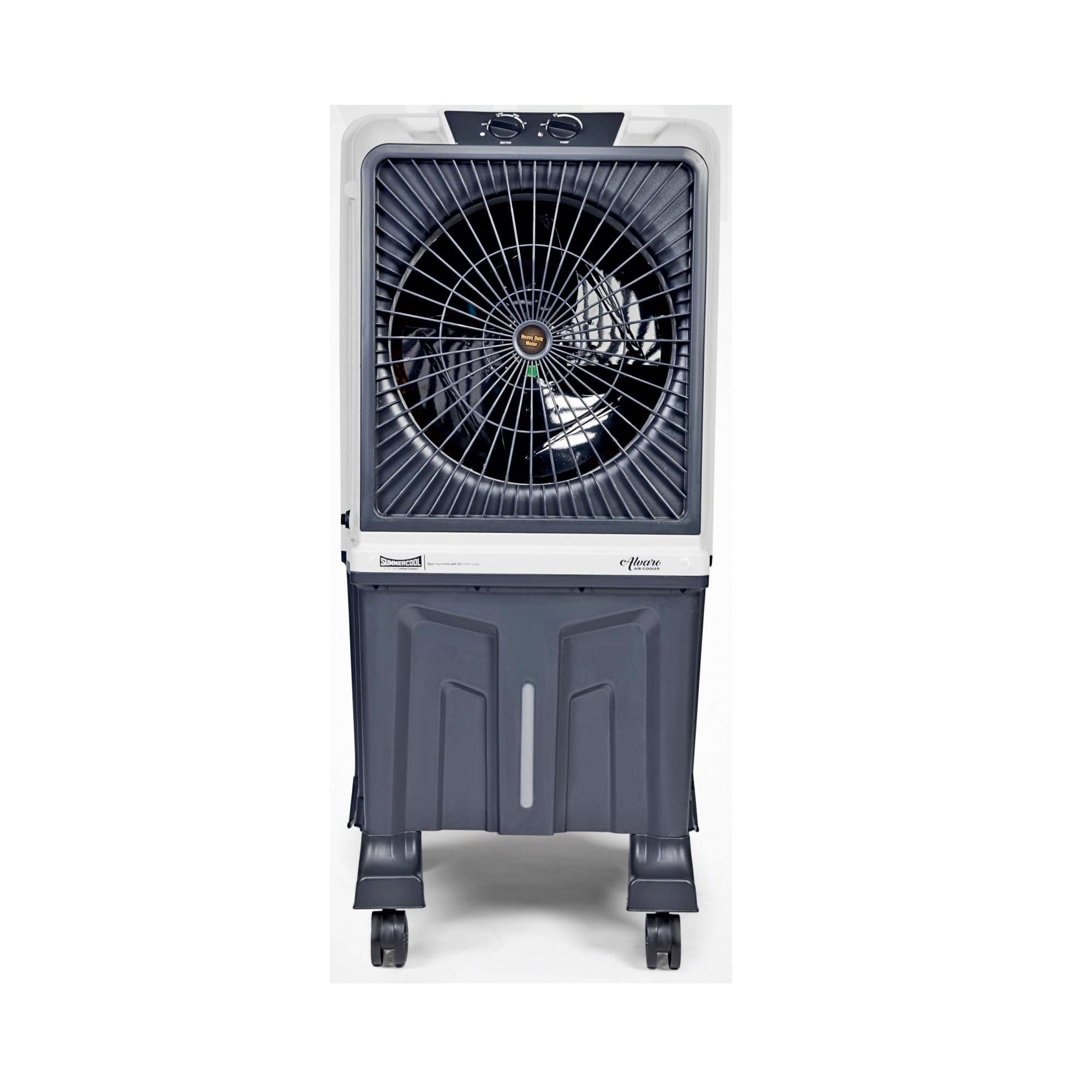 SUMMERCOOL Alvaro 95L Desert Air Cooler with powerful 18 inch fan| Inverter Compatible | 45Ft Air Throw | Double ball bearing Motor | Drain Hole | 1 y...
