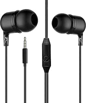 Vali VH115 in-Ear Wired Earphones with Mic & Anti Noise Speaker (Black)