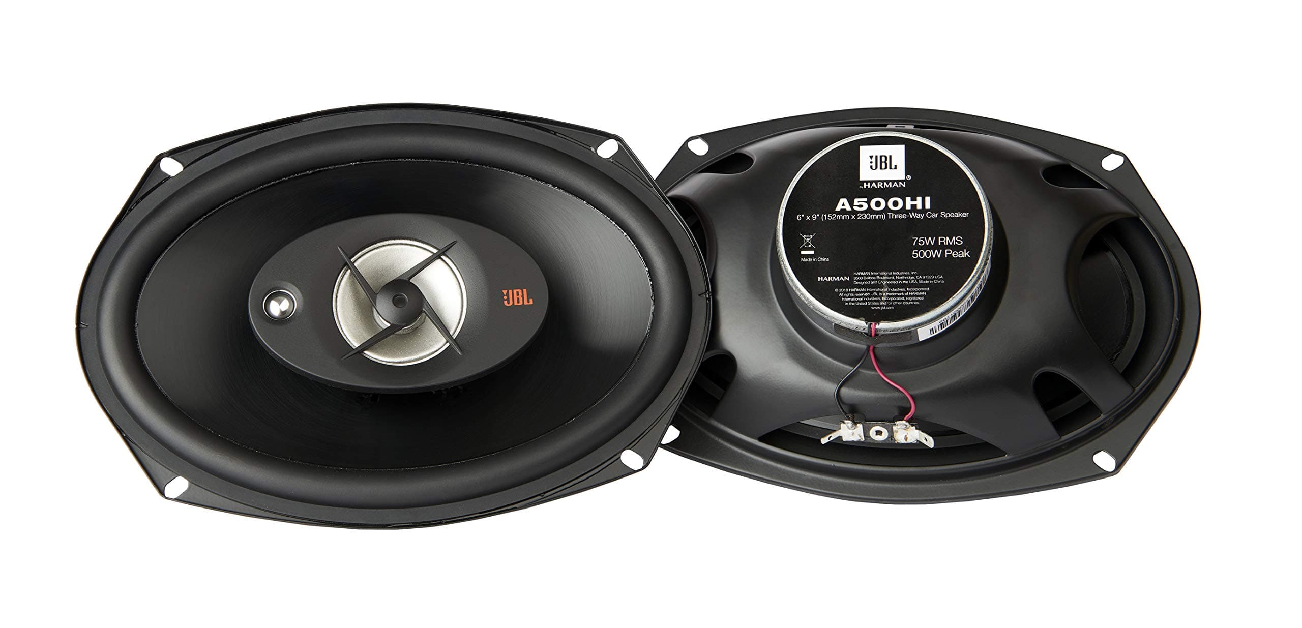 JBL A500HI 500W 6" x 9" 3-Way Speakers