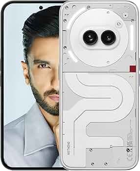 (Refurbished) Nothing Phone (2a) 5G (White, 12GB RAM, 128GB Storage)| 6.7" Flexible AMOLED Display | 50MP (OIS) + 50MP | 32MP Front Camera | Custom Me...