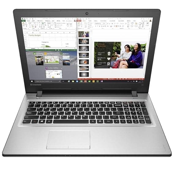 Lenovo Ideapad 300 80Q700UEIN 15.6-inch Laptop (Core i5-6200U/4GB/1TB/DOS/2GB Graphics), Silver Laptops