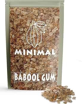 Minimal - Babool Gond For Ladoo - 200 Gm | Gond for Laddu Making & Sweets | Edible Gum | Kikar/Dink/Gum Arabic | 100% Authentic, Sourced from Forest,2...