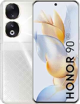 (Refurbished) HONOR 90 (Diamond Silver, 8GB + 256GB) | India's First Eye Risk-Free Display | 200MP Main & 50MP Selfie Camera | Segment First Quad-Curv...