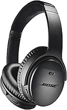 Bose QuietComfort 35 II Noise Cancelling Bluetooth Headphones— Wireless, Over Ear Headphones with Built in Microphone and Alexa Voice Control, Black