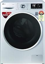 LG 6.5 Kg 5 Star Inverter Fully-Automatic Front Loading Washing Machine (FHT1265ZNL, Luxury Silver, 6 Motion Direct Drive)