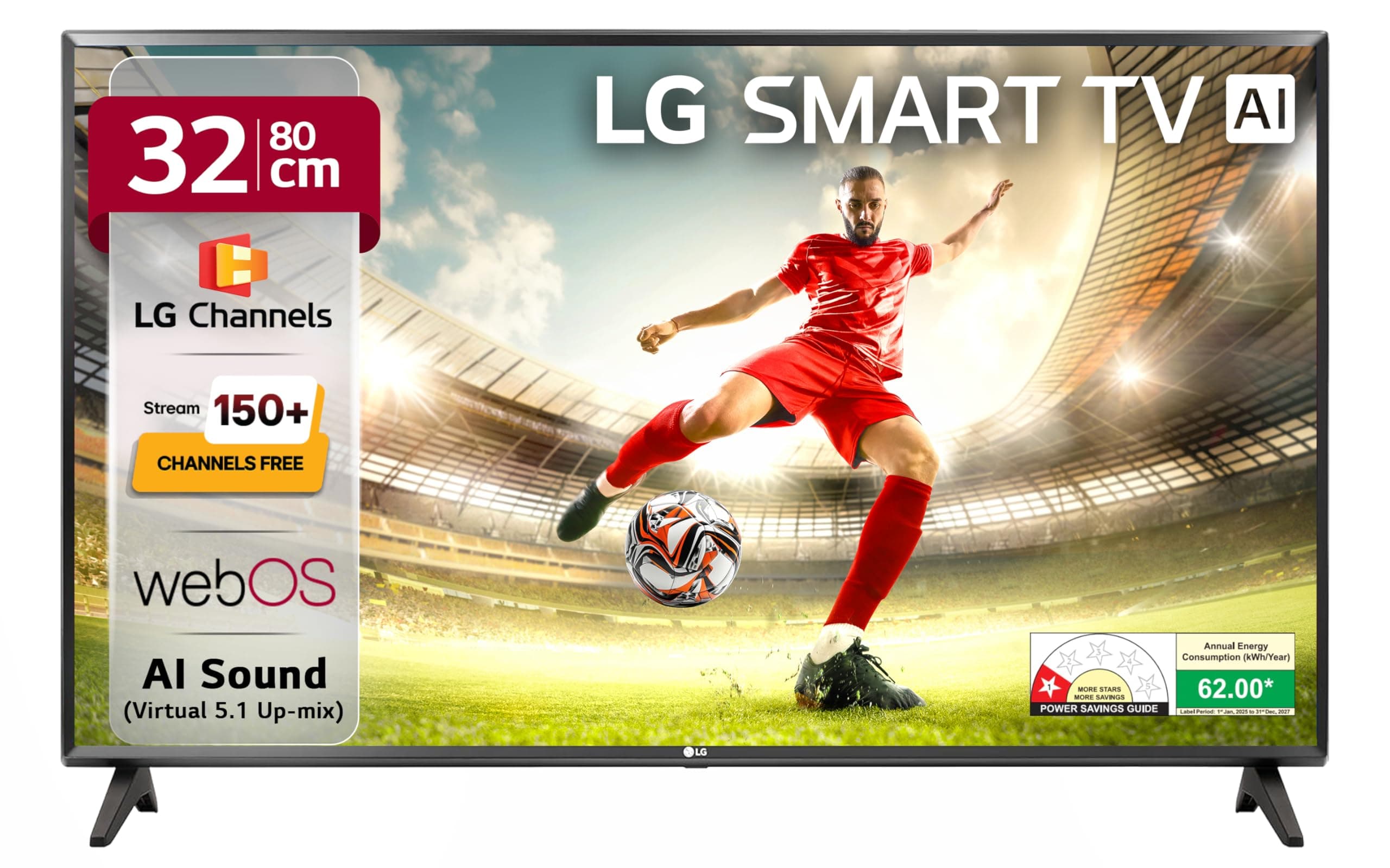 LG 80 cms (32 inches) LR60 Series Smart webOS IPS LED TV 32LR600B6LC