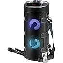 Artis MS301 Wireless Bluetooth Portable Party Speaker with RGB Glow Lights, Wired Mic, Remote Control, FM Radio & Aux in/USB/