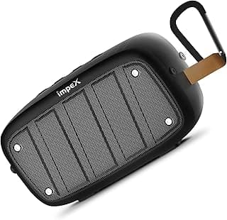 Impex SOUNDGEAR-2 10 Watts 2.0 Channel Portable Bluetooth Speaker with USB/SD/TF Card/AUX/FM Radio & Bluetooth Function (Black & Gray)