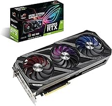 ASUS ROG Strix NVIDIA GeForce RTX 3090 OC Edition Gaming Graphics Card (PCIe 4.0, 24GB GDDR6X, HDMI 2.1, DisplayPort 1.4a, Axial-tech Fan Design, 2.9-