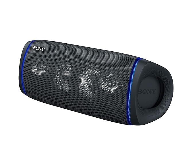 (Renewed) Sony SRS-XB43 Wireless Extra Bass Bluetooth Speaker with 24 Hours Battery Life, Party Lights, Party Connect, Waterproof, Dustproof, Rustproo