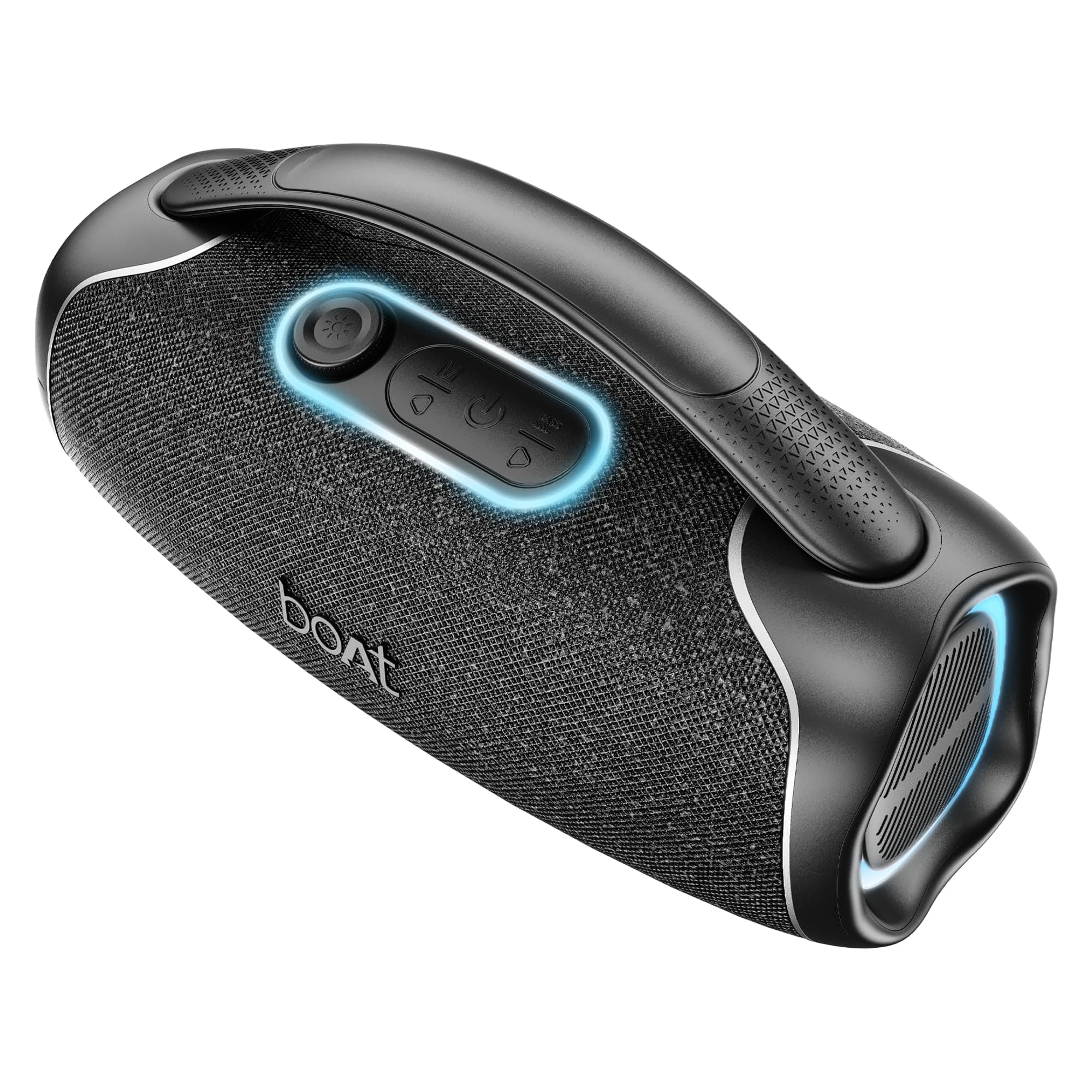 boAt Stone 1800 Plus Portable Bluetooth Speaker, Bass Boost Mode, 120W RMS Output, Up to 5 Hours of Playtime, IPX5 Resistant, Type-C Charging, TWS Mode, Built-in Mic, Voice Assistant (Knight Black)