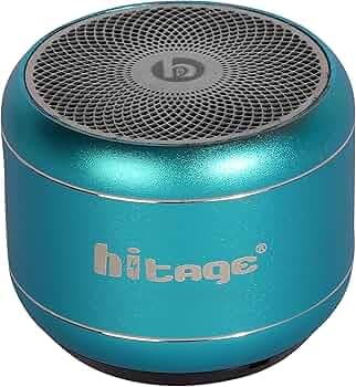 Hitage BS-341 Mini Simple, Elegant, Fashionable Speaker Shaking Function 5 W Bluetooth Speaker (Blue, 5.0 Channel)