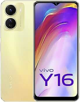 Vivo Y16 (Dizzling Gold, 4GB RAM, 64GB Storage)