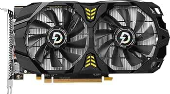 PELADN AMD RX580 8G Graphics Card, 6Pin 8GB GDDR5 Graphics Card with 1X HDMI 3X DP for High End Gaming, Rendering and Video Editing