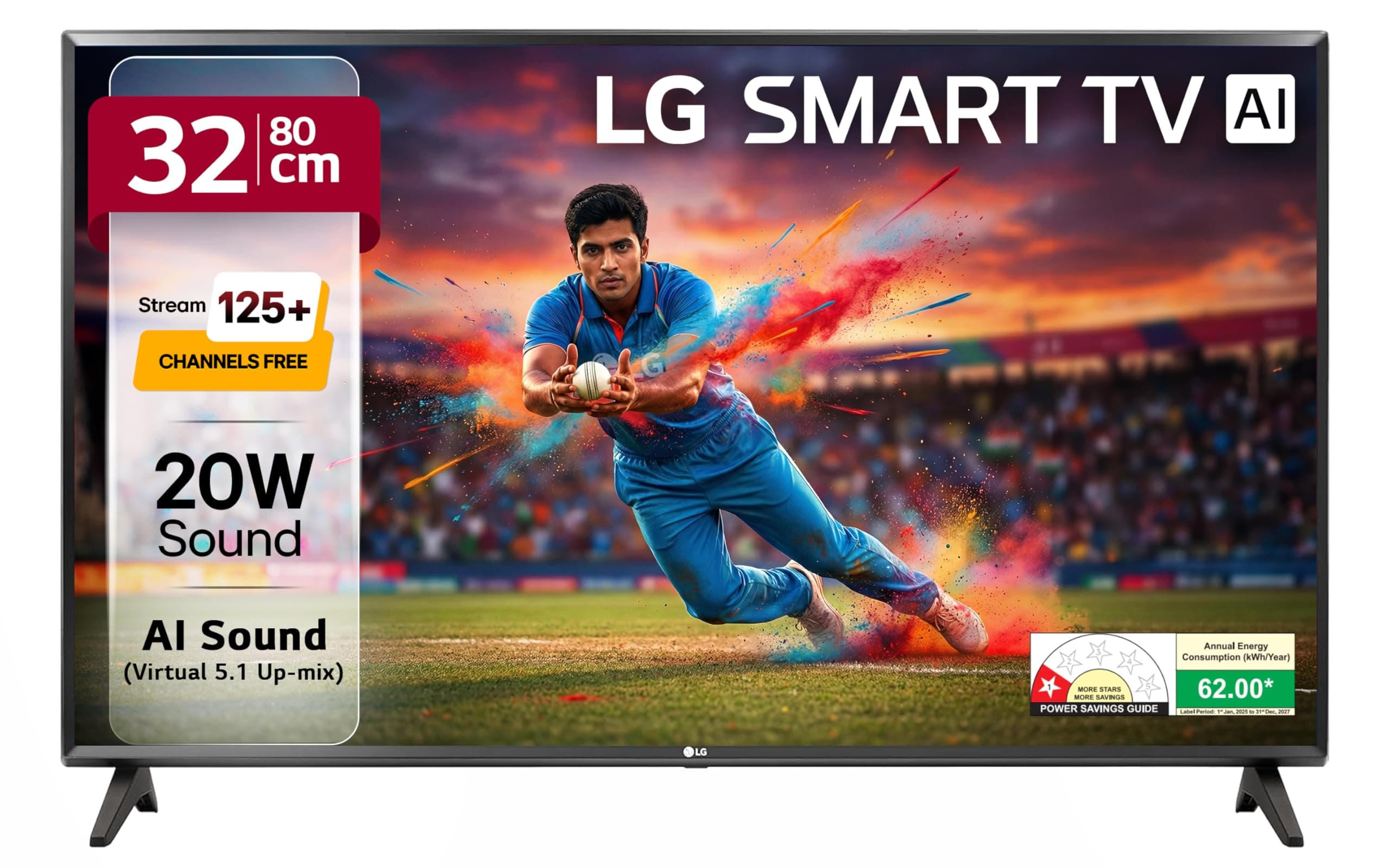 LG 80 cms (32 inches) LR60 Series Smart webOS IPS LED TV 32LR600B6LC