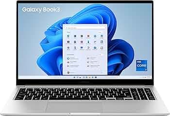 Samsung Galaxy Book3 Core i7 13th Gen 1355U - (16 GB/512 GB SSD/Windows 11 Home) Galaxy Book3 Thin and Light Laptop (15.6 Inch, Silver, 1.58 Kg, with ...