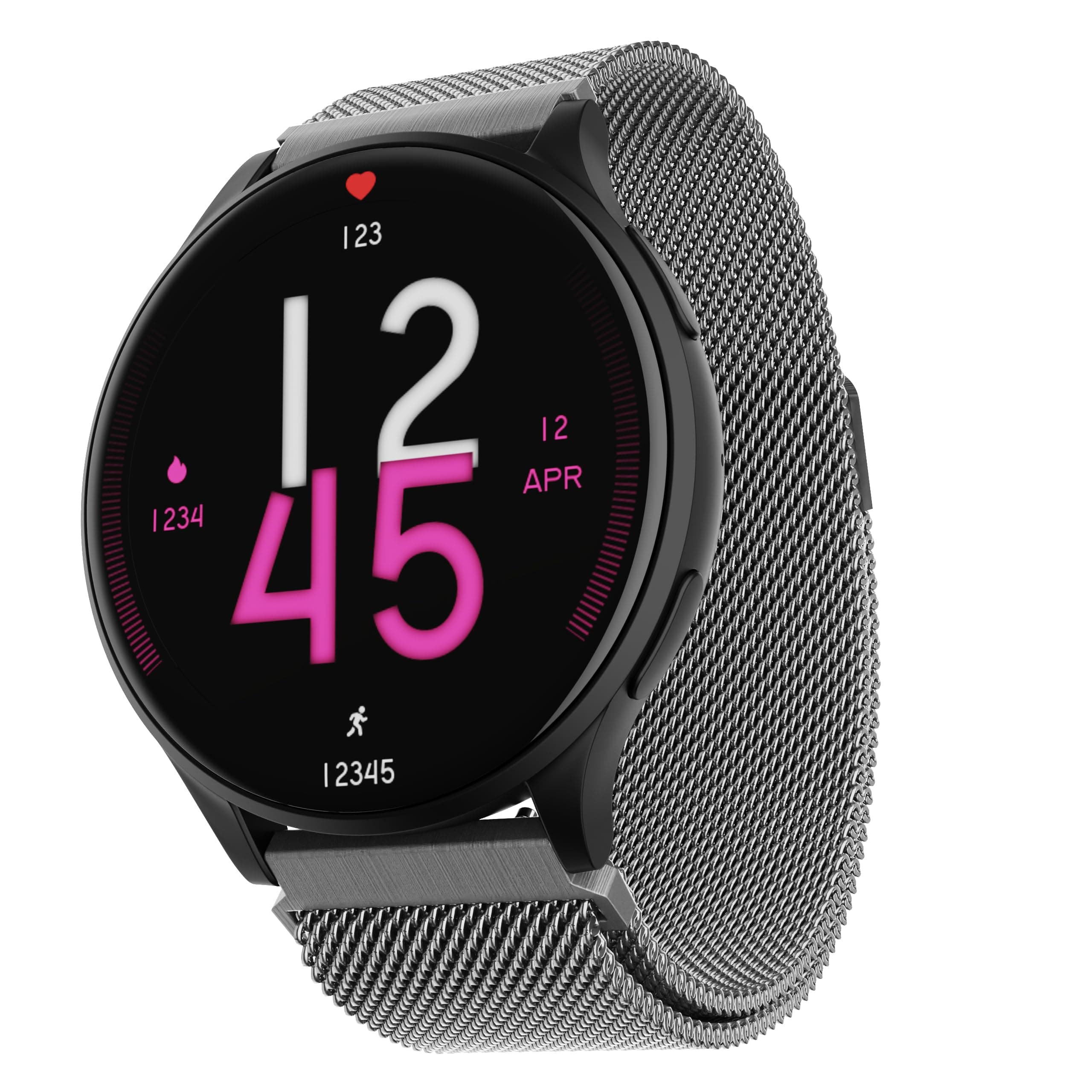 boAt Lunar Orb with 1.45"(3.68 cm) AMOLED Display, BT Calling, DIY Watch Face Studio, Coins, Crest App Health Ecosystem, Live Cricket & Football Score...