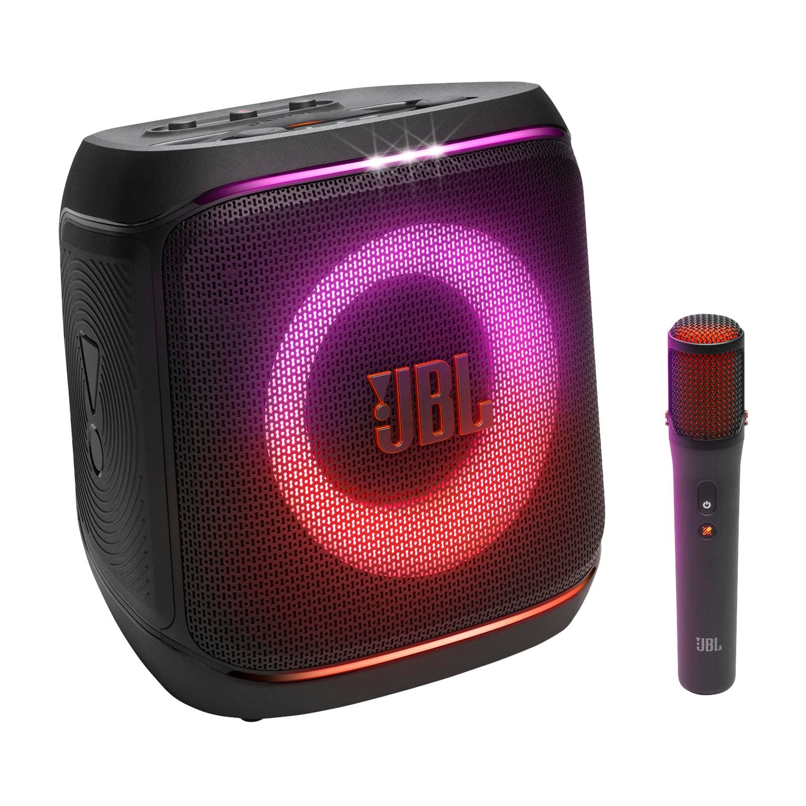 JBL PartyBox Encore 2 Plus with Wireless Mic, Bluetooth Karaoke Speaker with EasySing AI Vocal Removal, AI Sound Boost, Dynamic Lightshow, 15H Playtim...