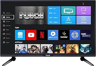 Huidi 80 cm (32 Inches) HD Ready Smart LED TV HD32D1M18 (Black) (2021 Model)