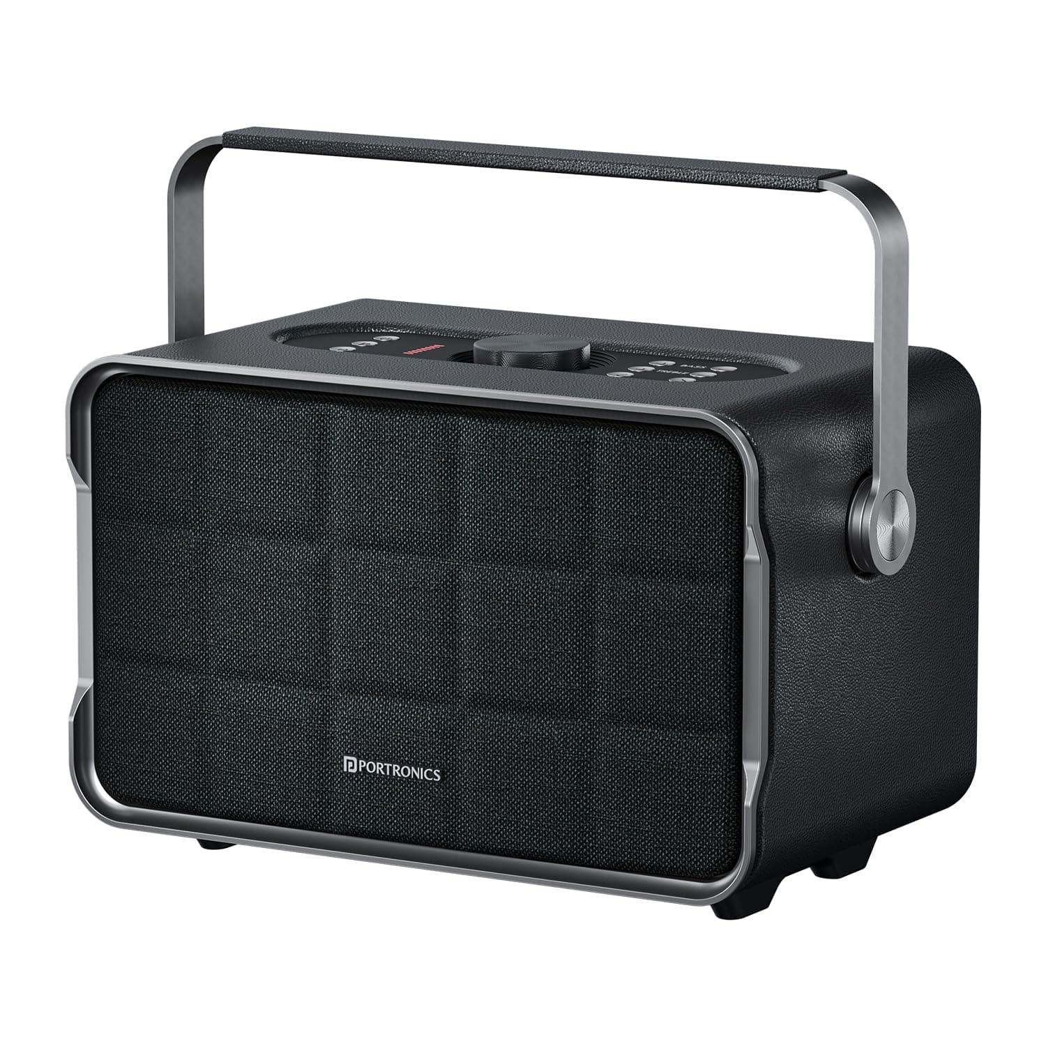 Portronics Harmony 80W Premium Portable HD Sound Speaker, Upto 6 Hours Playtime, 2.1 Channel, Bass Boost Technology, Bass/Treble Adjustment, Bluetooth...