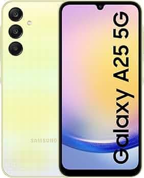 Samsung Galaxy A25 5G (Yellow, 8GB, 256GB Storage) | 50 MP Main Camera | Android 14 with One UI 6.0 | 16GB Expandable RAM | Exynos 1280 | 5000 mAh Bat...