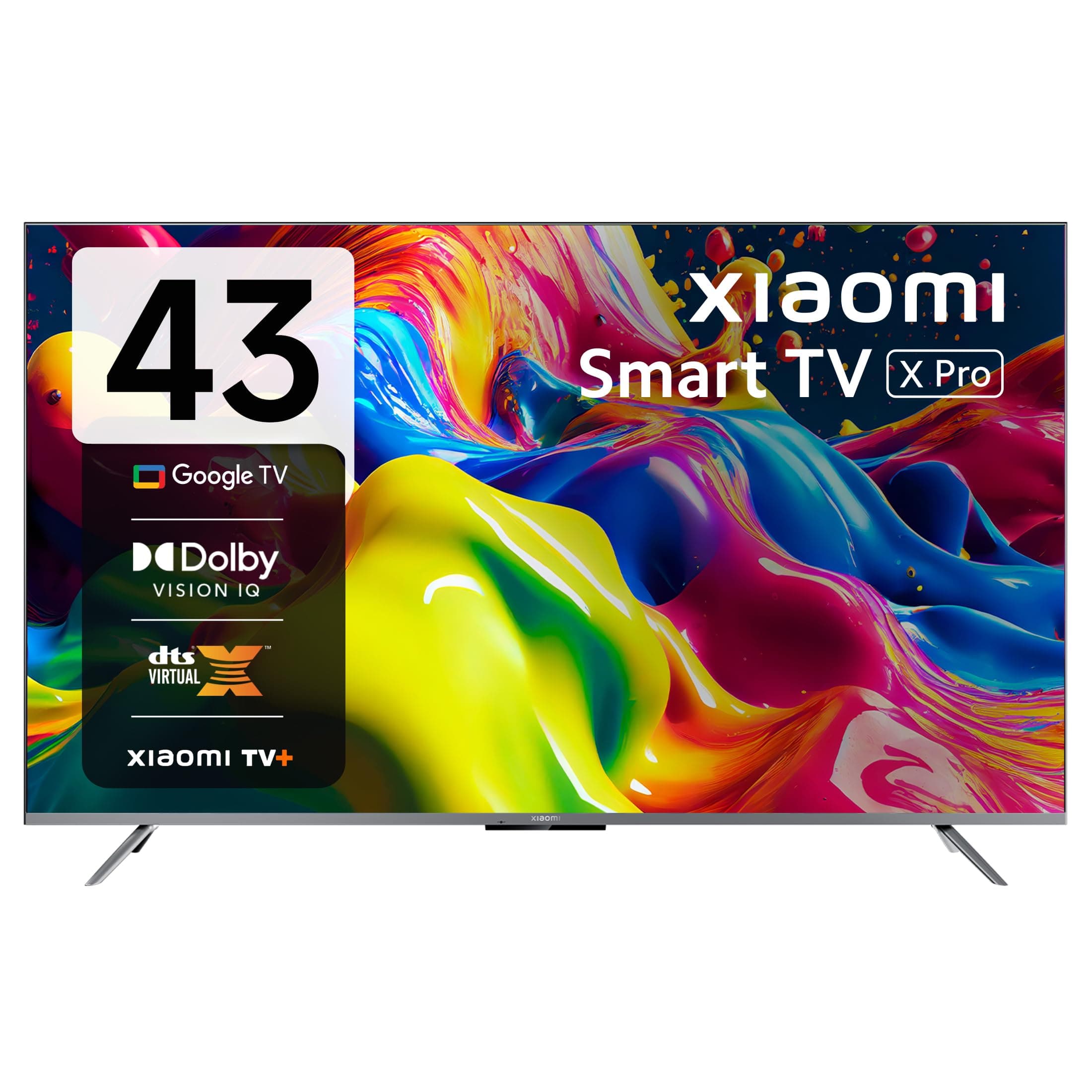 Mi 108 cm (43 inches) X Pro 4K Dolby Vision IQ Series Smart Google TV L43M8-5XIN (Black)
