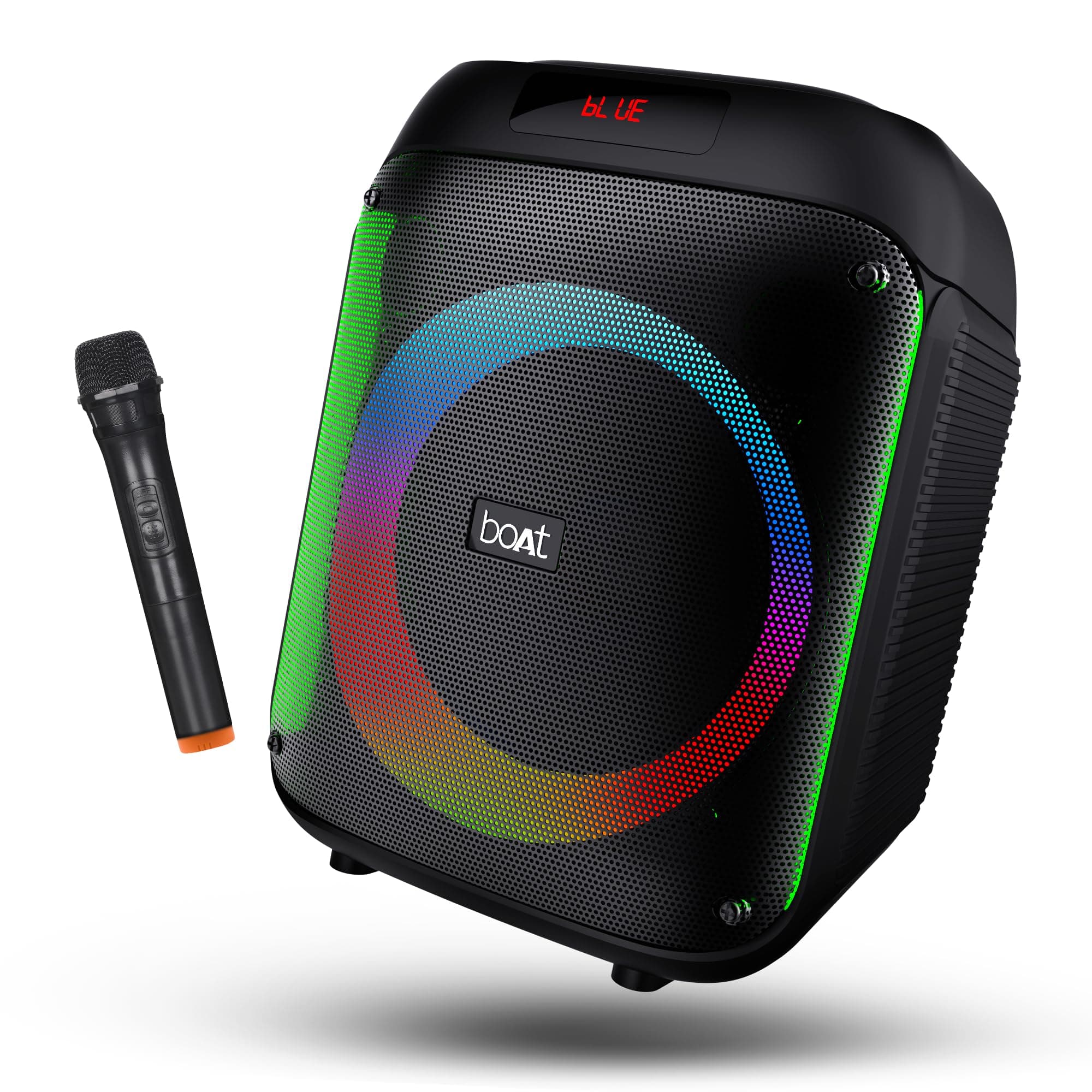 boAt Newly Launched PartyPal 220 Bluetooth Party Speaker w/ 80 W Signature Sound, RGB LEDs, Up to 6 hrs Playback, BT v5.3, AUX & USB Port, Wireless Mi...