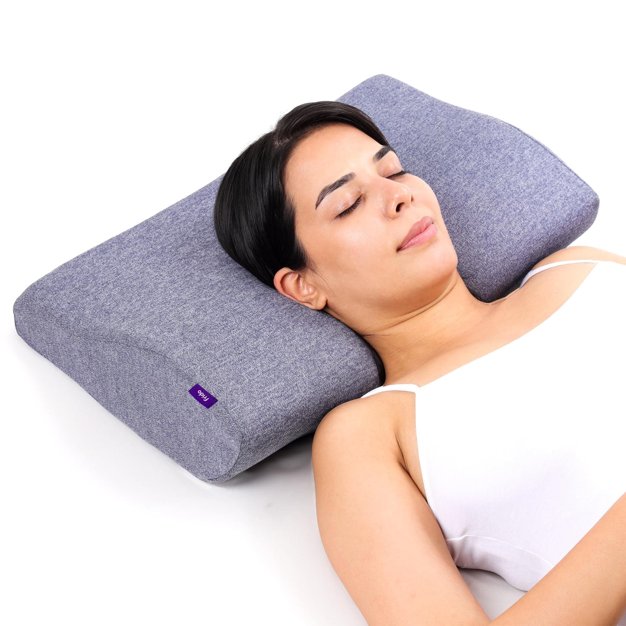 Frido Ultimate Contour Cervical Neck Pillow for Pain Relief Sleep, Improves Posture & Spinal Alignment, Neck Pain Relief Cushion with Ultra Responsive...