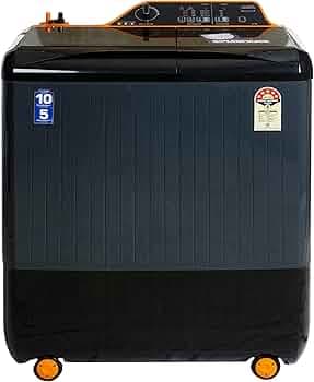 Havells Lloyd H 9.0 Kg 5 Star Semi-Automatic Digi Grande Top Load Washing Machine In-built Heater with Digital Panel (2023 Model- GLWS905GH1VG,VIBRANT...