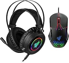 Redgear Cloak Wired On Ear Headphones with Gaming Mouse with Mic