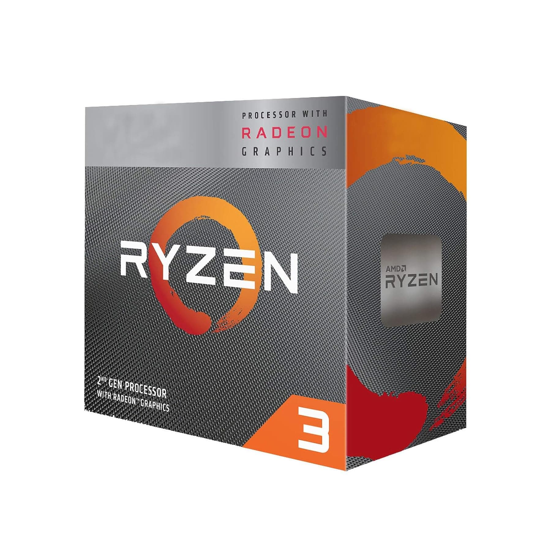 AMD Ryzen 3 3200G Processor with Radeon Vega 8 Graphics | 4-Core Zen 3 Architecture | 3.6GHz Base / 4.0GHz Boost Clock, 6MB Cache, AM4 Socket | Desktop CPU with Wraith Stealth Cooler for Professionals