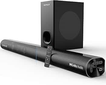 Boult Newly Launched Bassbox X250 2.1 Channel Sound bar with 250W Output, Dolby Digital Surround Sound, BT V5.3, EQ Modes, Dedicated DSP, Multi-Connec...